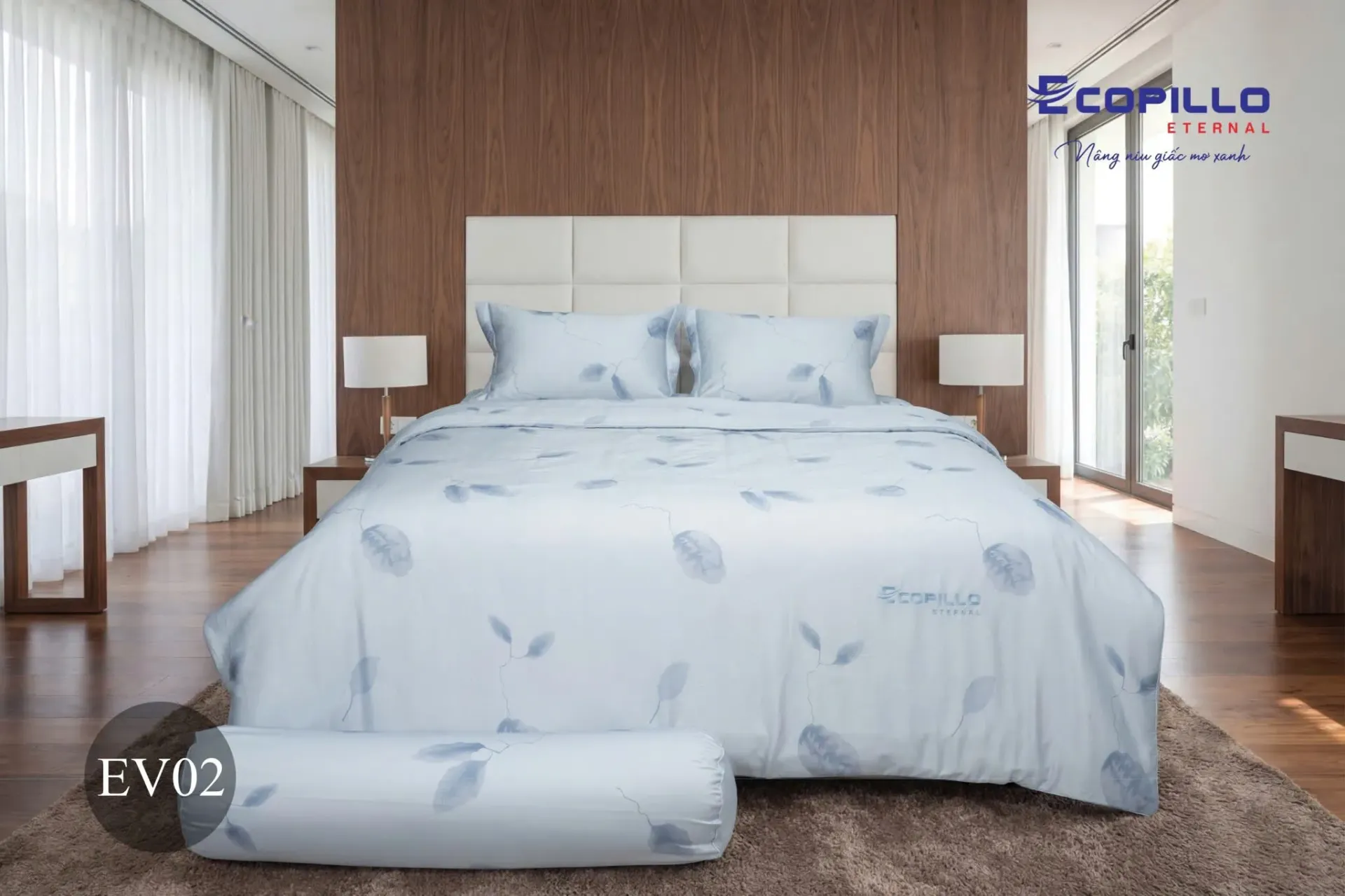Bộ chăn ga gối cao cấp Eco Vera